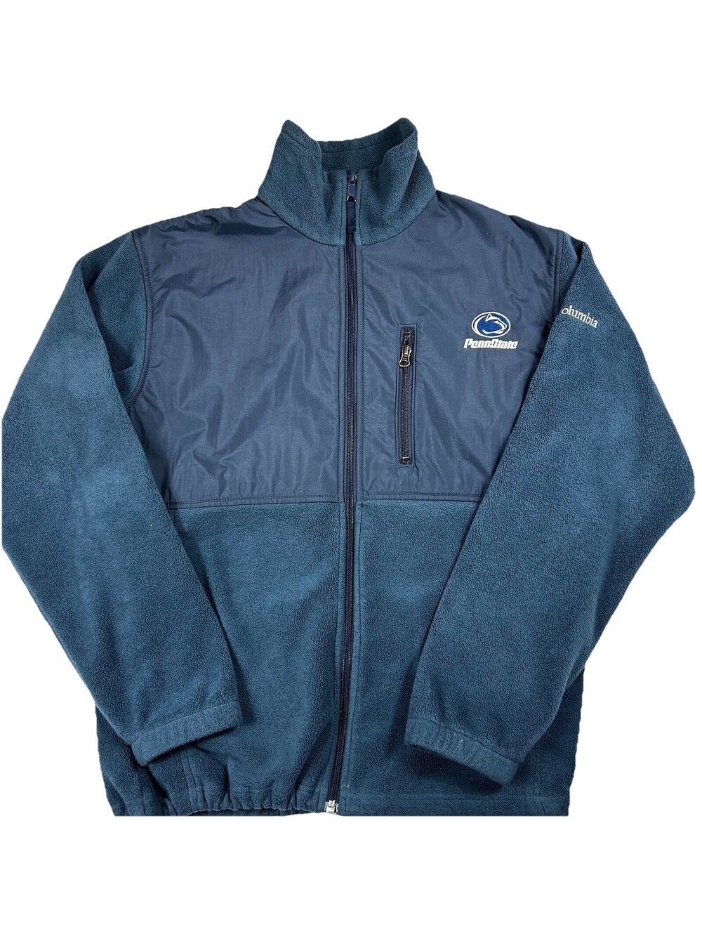 Columbia Penn State Nittany Lions Jacket Medium Full-Zip Performance 3 Pocket
